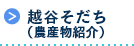 越谷そだち・農産物紹介